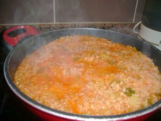 patatesli bulgur pilavı